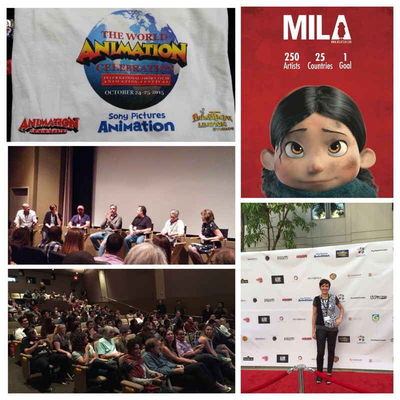 Mila at the World Animation Celebration 2015