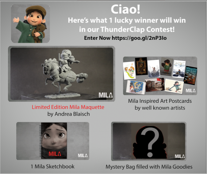 Want to win a Mila Maquette and much more??