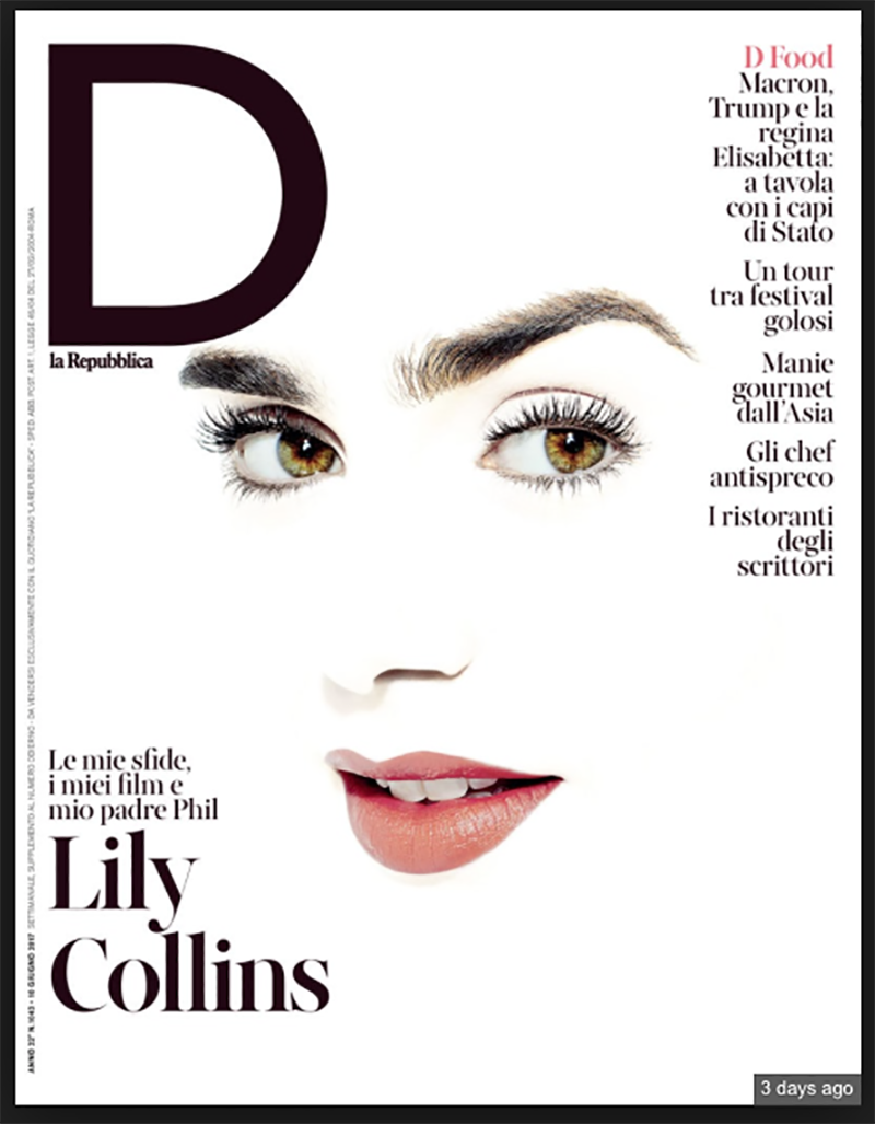 Mila is on Donna di Repubblica